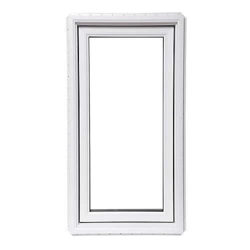 Farley Windows 24-inch x 36-inch Casement RH with integrated 1 ¼ BM White Window with Vertex3 Tech and Energy Star