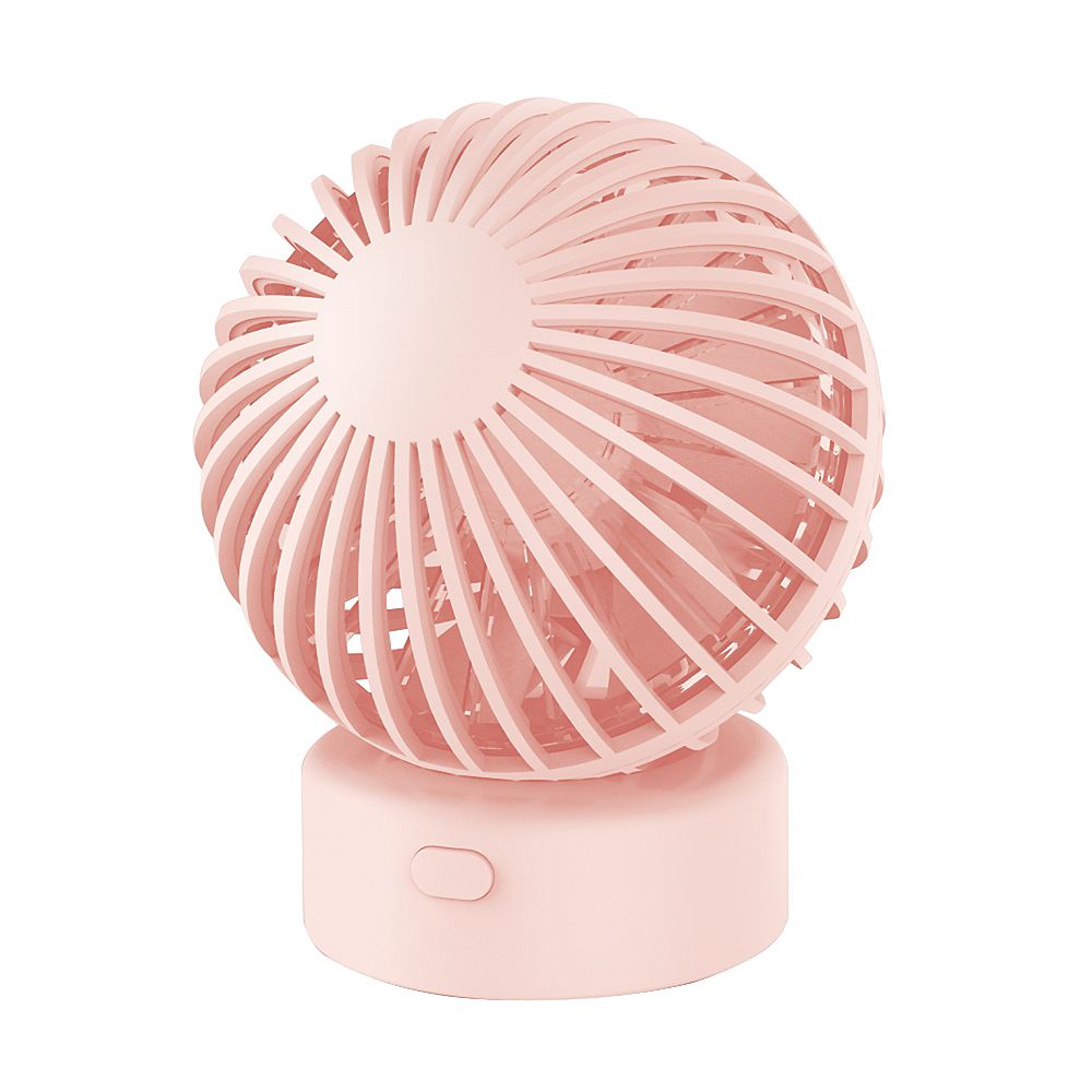 CJ Tech Mini 2 Speed USB Desk Fan Pink The Home Depot Canada