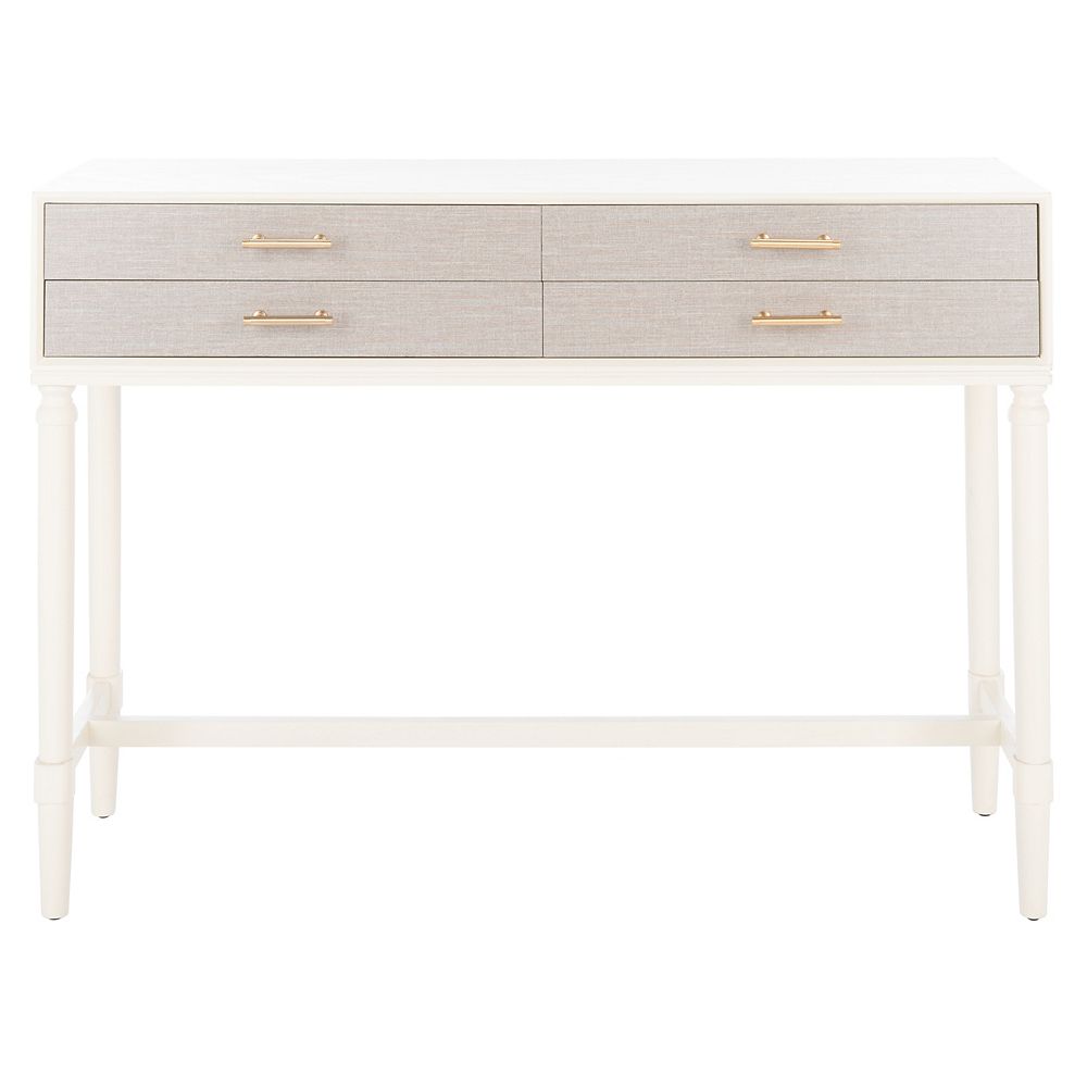 Safavieh Estella Console Table in White The Home Depot Canada
