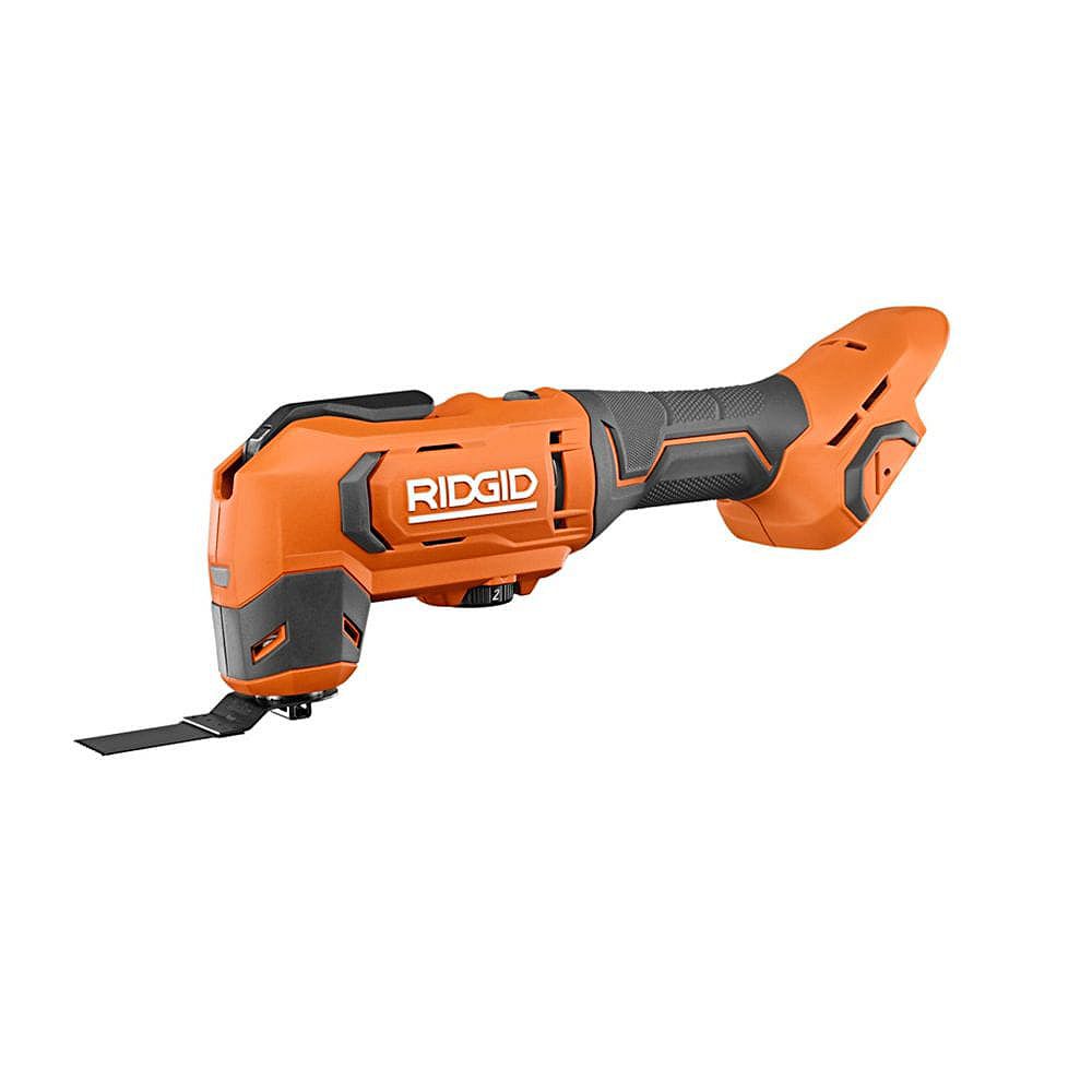 RIDGID 18V LithiumIon Cordless MultiTool (ToolOnly) The Home Depot
