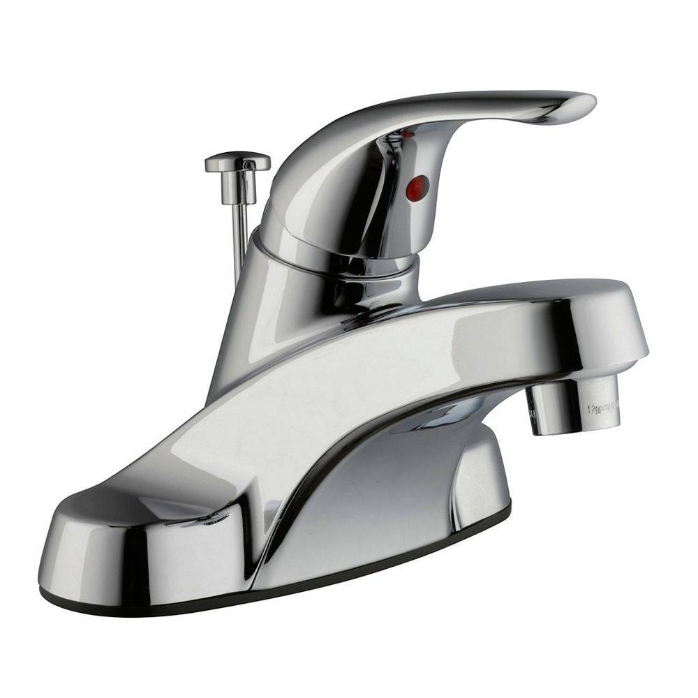 Glacier Bay Aragon 4 inch Centerset Single Handle Bathroom Faucet in