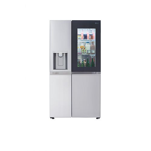 36-inch W 27 cu.ft. Side by Side Refrigerator with InstaView in Stainless Steel - ENERGY STAR®