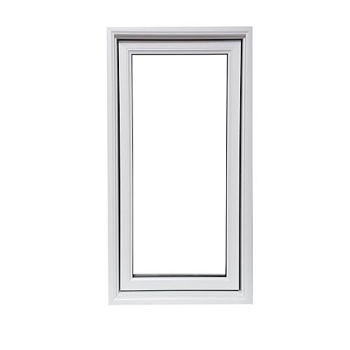 Farley Windows 24-inch x 48-inch Casement Fixed White Window with Vertex3 Technology and Energy Star