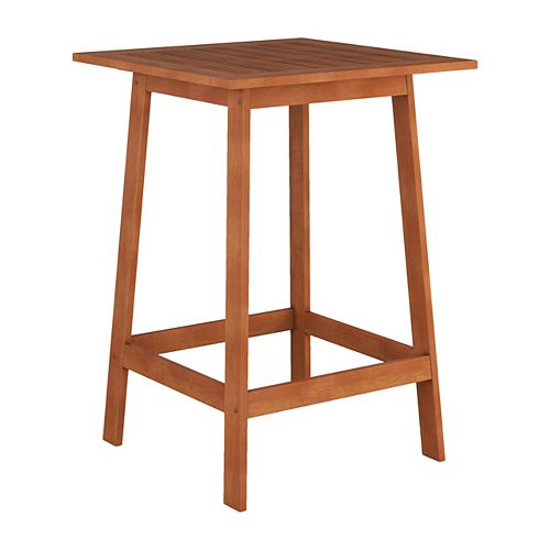 CorLiving Miramar Natural Hardwood Outdoor Pub Table