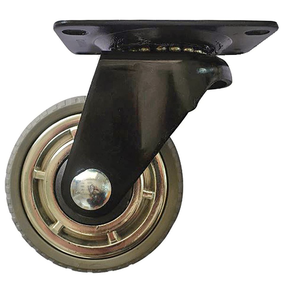 Shepherd Hardware 6268 76mm Roulette Designer lisses rayons chrome, 4