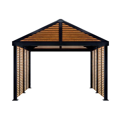 Sojag Boda 12 ft. X 12 ft. Sun Shelter in Wood finish