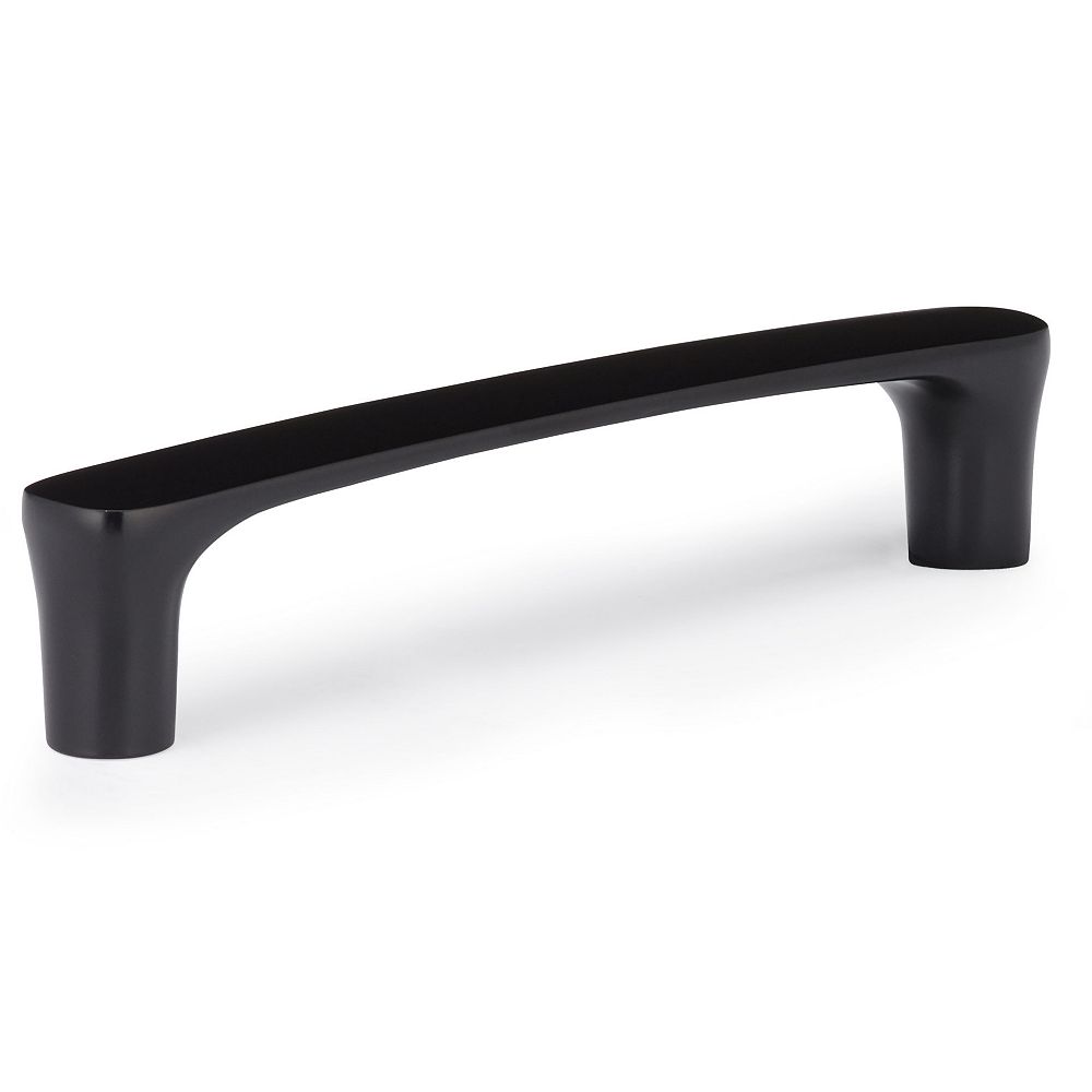 Richelieu 5 132 Inch 128 Mm Center To Center Matte Black Contemporary Cabinet Pull The Home 5559