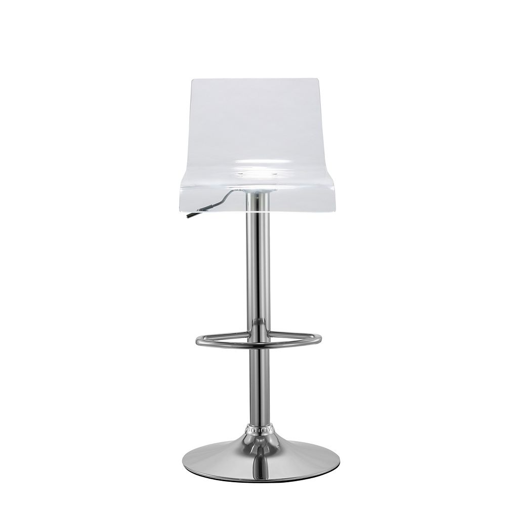 Tabouret De Bar Bas En Velours - Hauteur Réglable 38 - 49,5 Cm - Pivotant - Tabouret