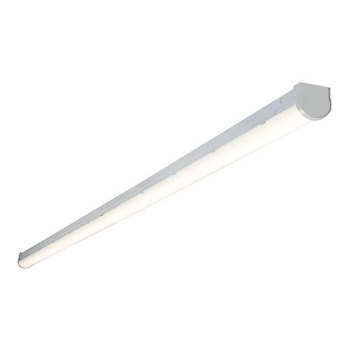 Metalux Residential 8 Ft Linear White Integrated Led Warehouse Strip Light With 8176 Lume The Home Depot Canada Integrated Led Warehouse Strip Light, Home Depot Canada Led Light Strips