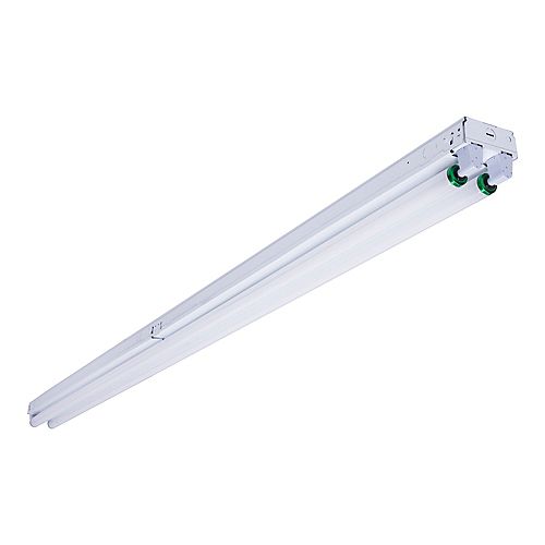 8ft.2-Light T12 Fluorescent Strip Light