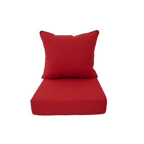 Red Outdoor Cushions - Patio Chair Cushions | The Home Depot Canada