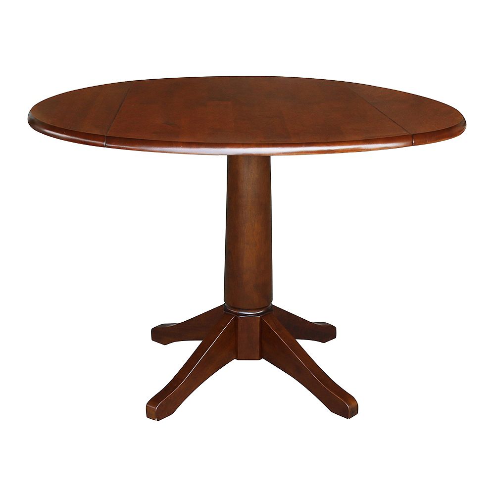 International Concepts Espresso 42, Wooden Pedestal Table Base Canada