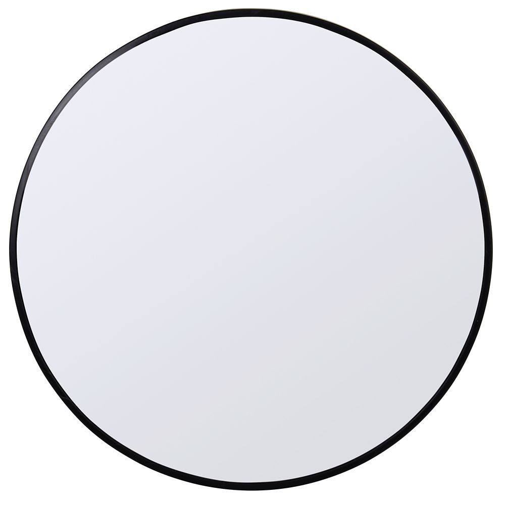 Black Circular Decorative Mirrors The Home Depot Canada