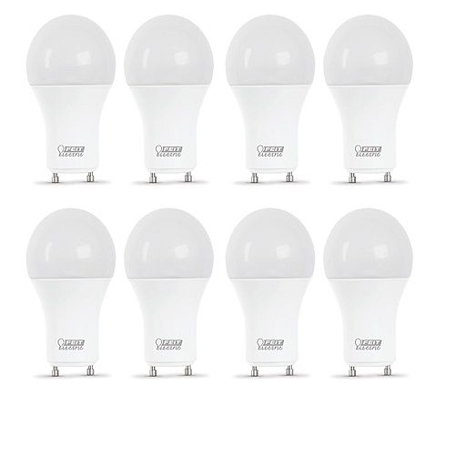 60W Equivalent Daylight A19 Dimmable GU24 Base General Purpose LED Light Bulb (2-Pack)