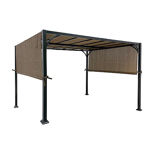 Universal PE Pergola Canopy Top for 8 ft x 10 ft Pergola - Brown (Size: 196" x 88") (Polyethylene)