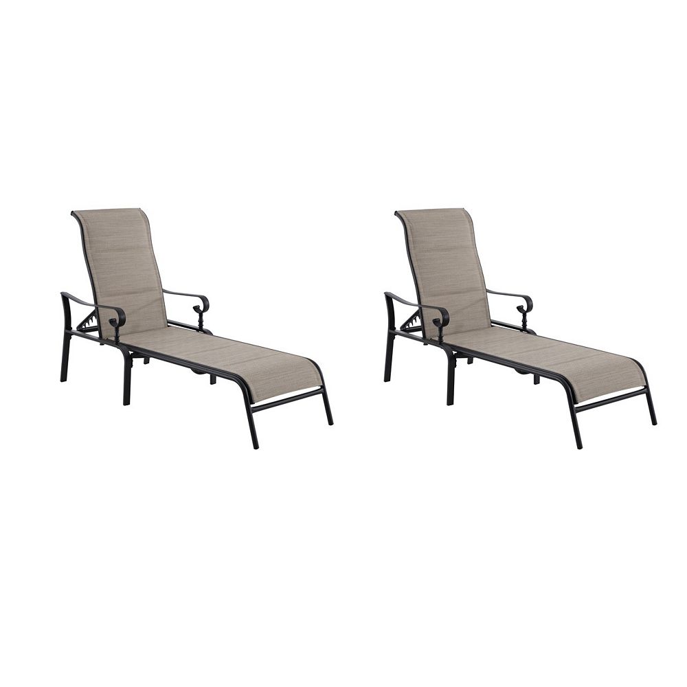 Hampton Bay Glenridge Falls 2pk chaise longue Home Depot Canada
