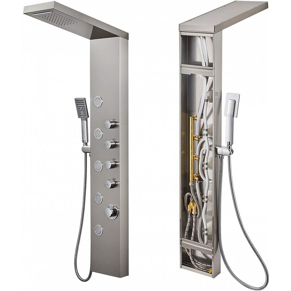 American Imaginations Wall Mount CUPC Approved Stainless Steel Shower