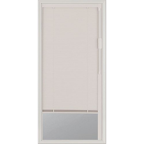 Blink Enclosed Blinds, White Blinds Low-E Door Glass 22 in. X 48 in. X 1 in.