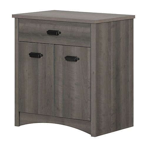 Gascony Storage unit 26.75 pouces x 19.5 pouces x 30.25 pouces Laminated Particleboard in Gray Maple