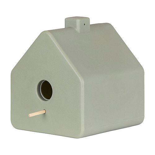 Dalya 11 in Sage Green in Polyethylene resin Decorative Birdhouse