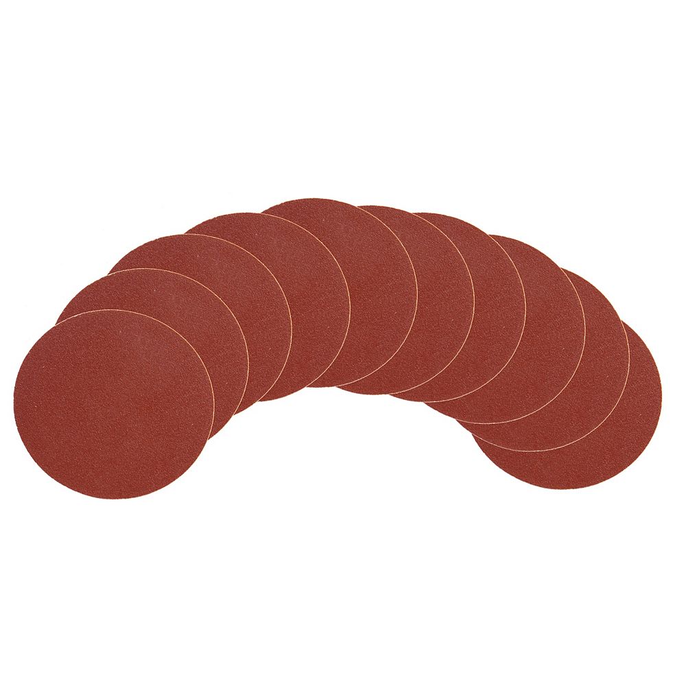WEN 6 in. 120Grit AdhesiveBacked Disc Sandpaper (10 Pack) The Home
