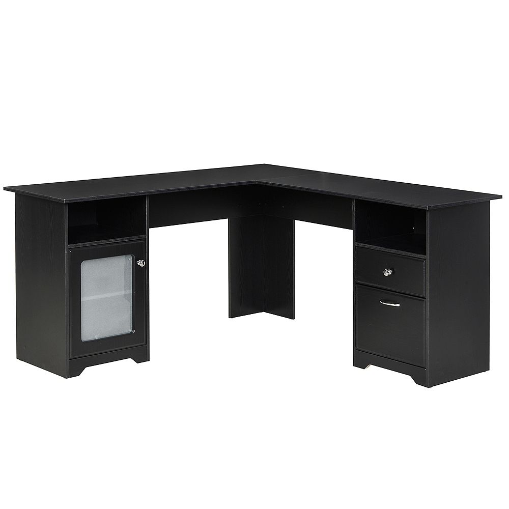 LShaped Corner Office Desk Large Home Computer Workstation with