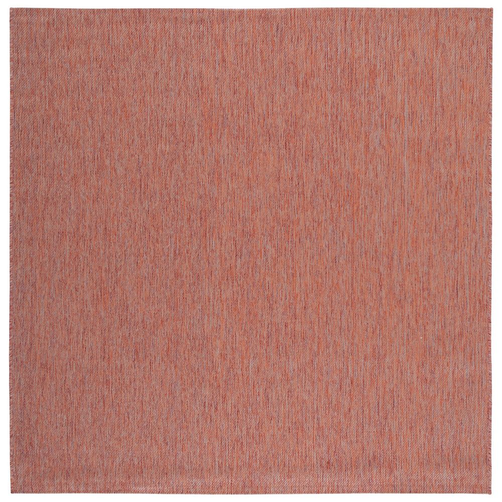 Safavieh Beach House Casey Rust 8 ft. x 8 ft. Indoor/Outdoor Square