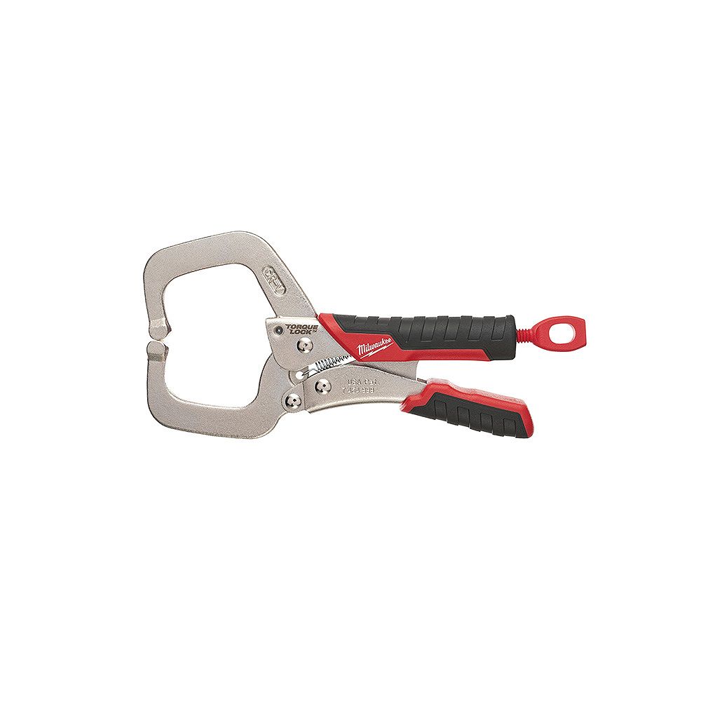 Milwaukee Tool 6 in. Torque Lock Locking CClamp with Durable Grip