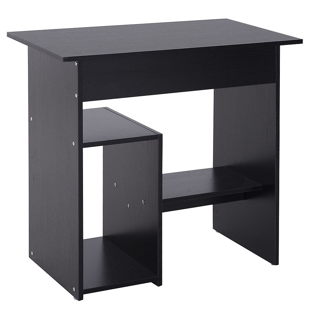 Bureau D'ordinateur Sur Roues, Bureau Avec Rangement 56 X 51 Cm Avec Tiroir Compartiment Et Support Cpu Blanc 98783023