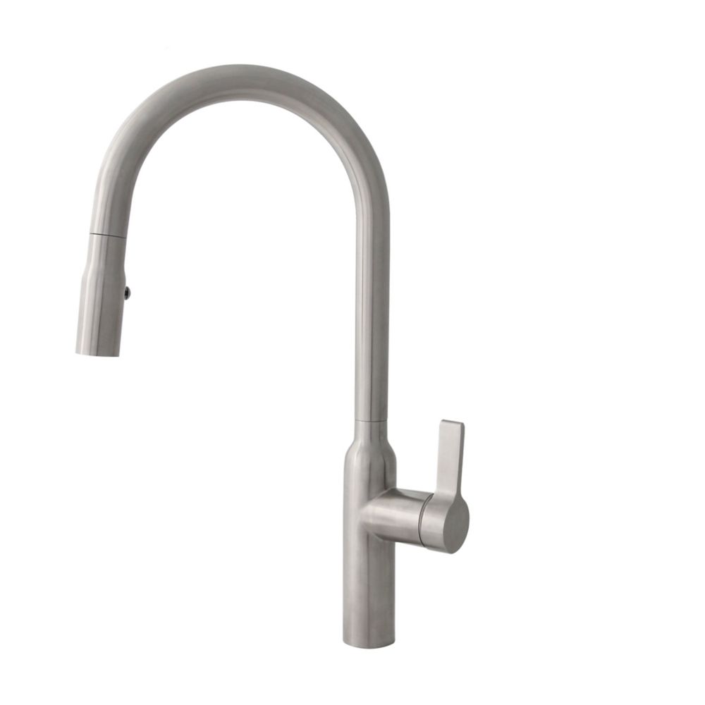 Stylish Kitchen Sink Faucet Single Handle Pull Down Dual Mode Stainless   P 1001675501 