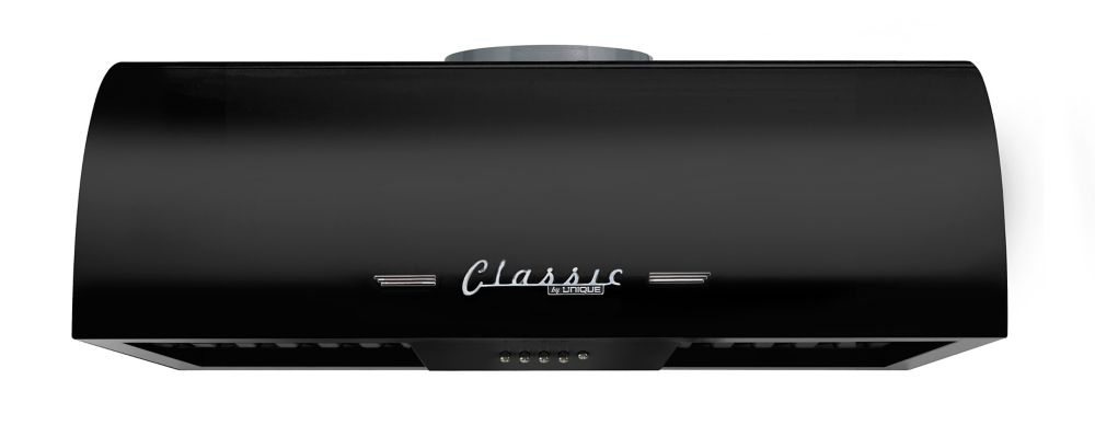 Unique Classic Retro 24" 500 CFM Ducted Under Range Hood with