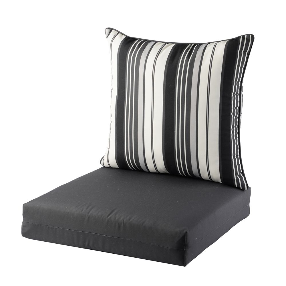 Black outdoor hotsell cushions clearance