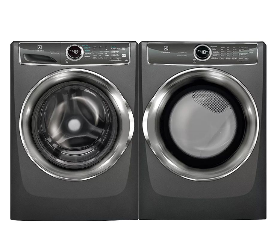 Electrolux Front Load Washer and Electric Dryer Set in Titanium The